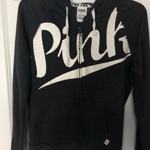 PINK zip up hoodie